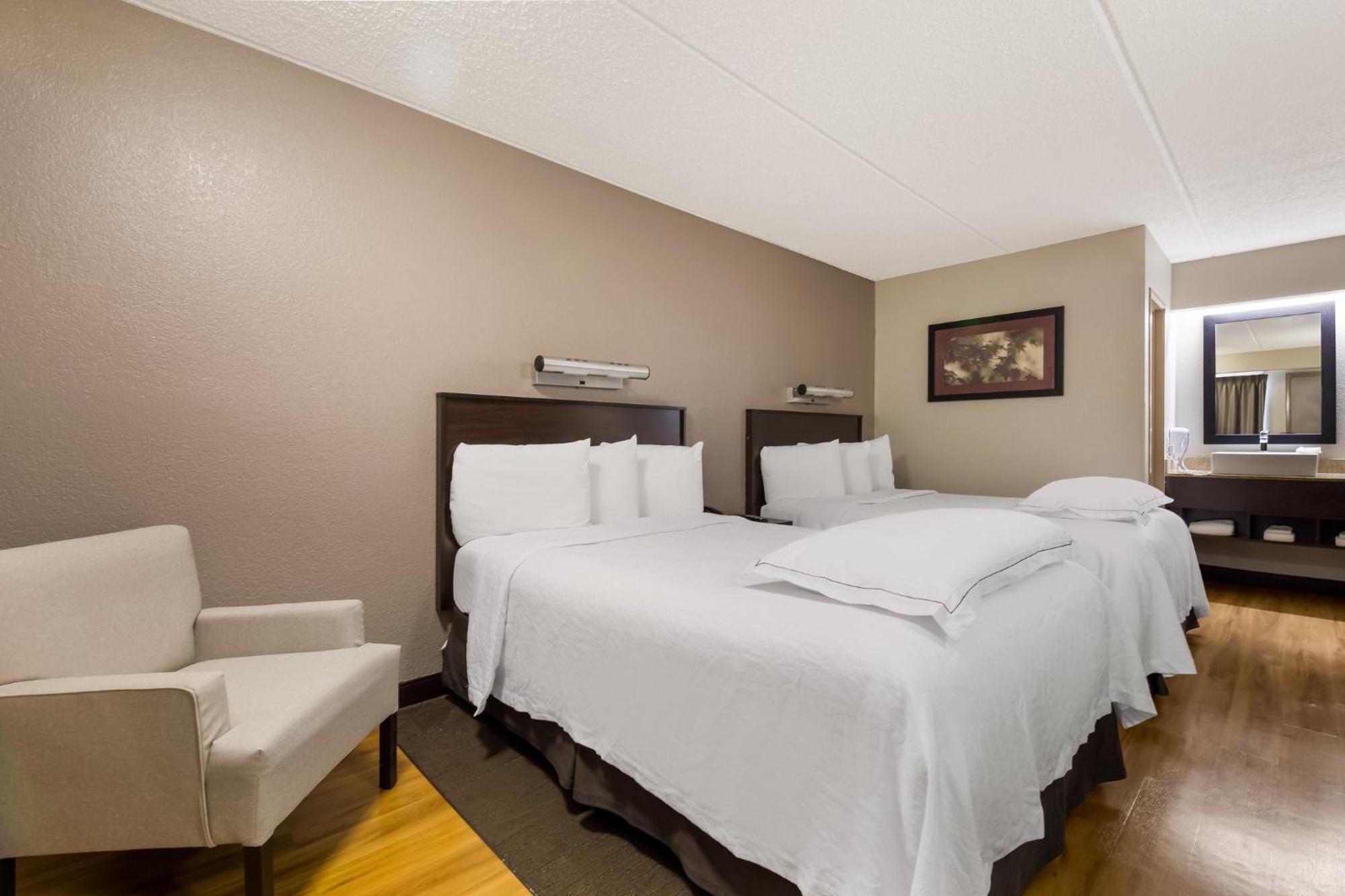 Premium Room with Two Double Beds Smoke Free (Upgraded Bedding & Snack)