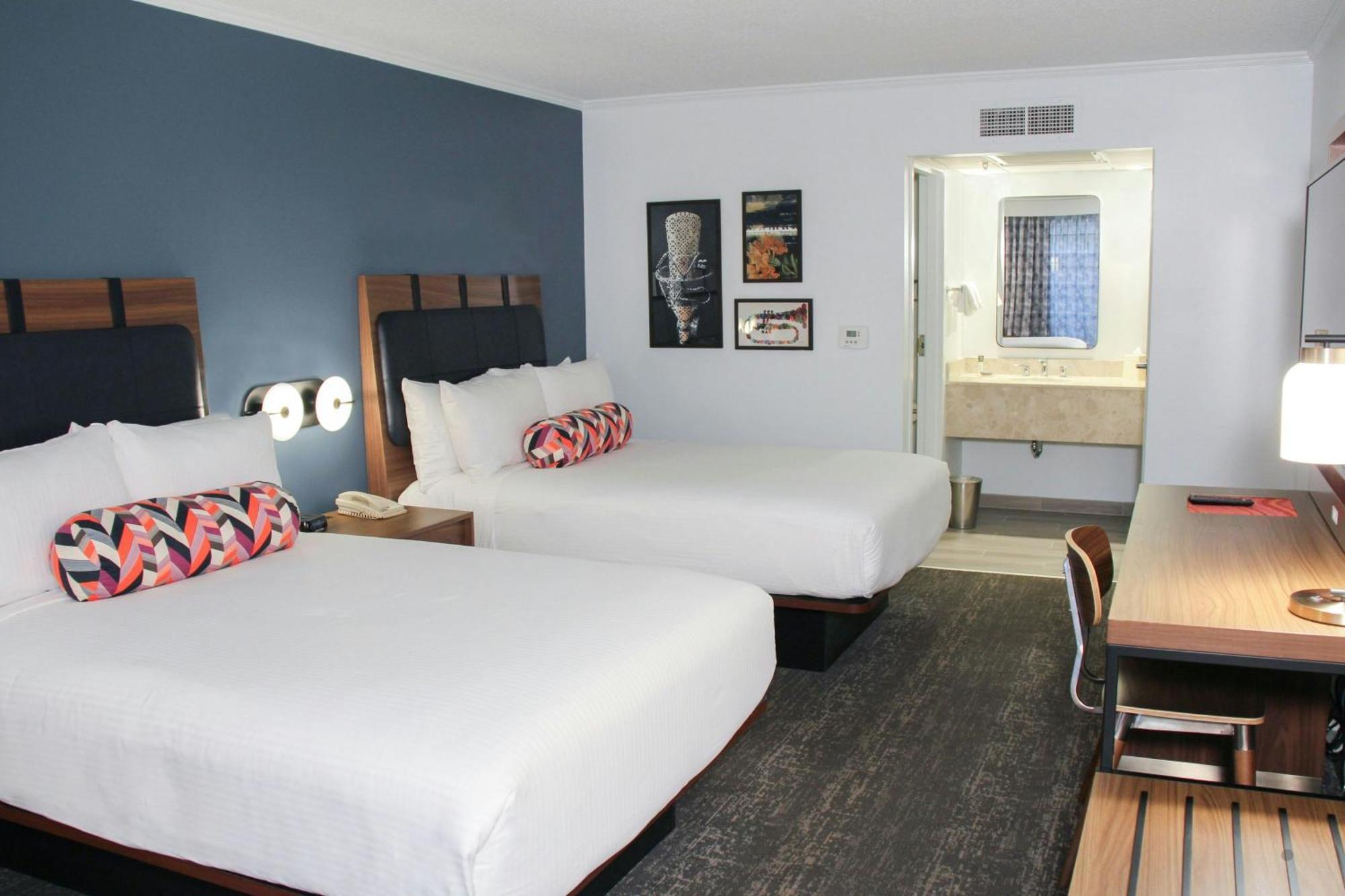 Double Room Two Double Beds View